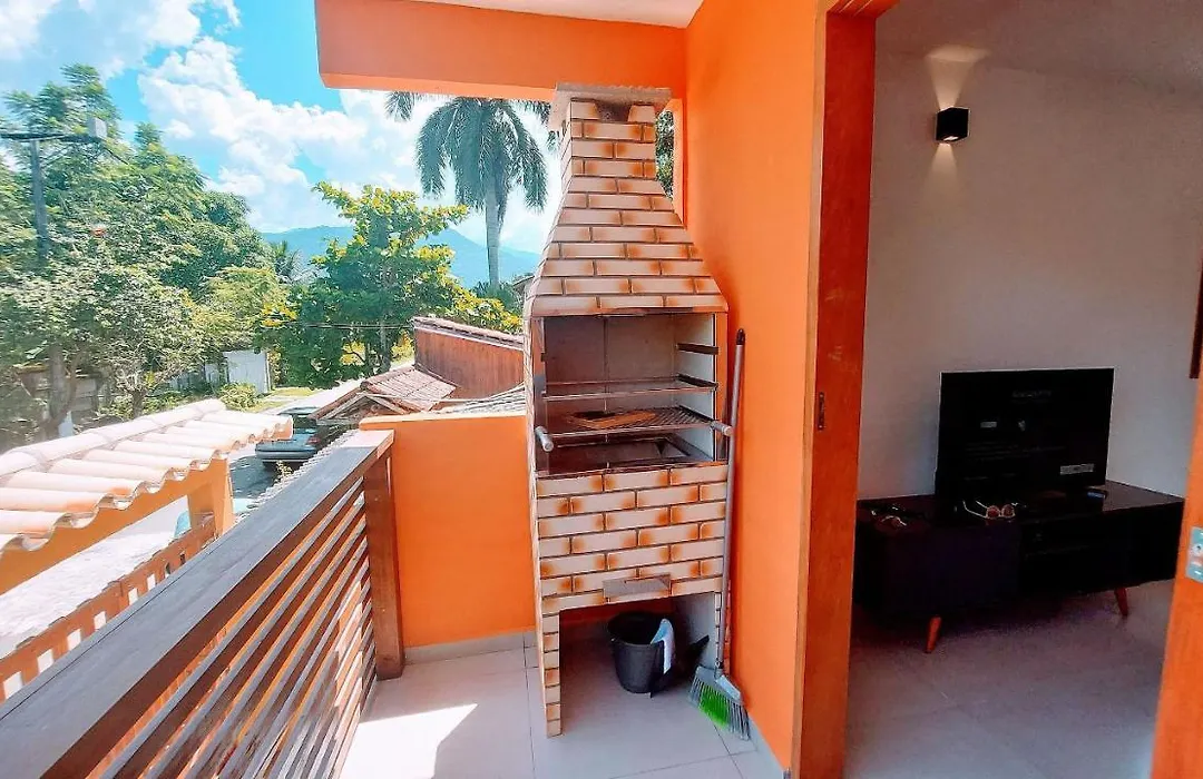 Mamanguá - Flat com Piscina, 50mts da praia, cozinha gourmet, churrasqueira privativa, ar con, WiFi, netflix, garagem-1