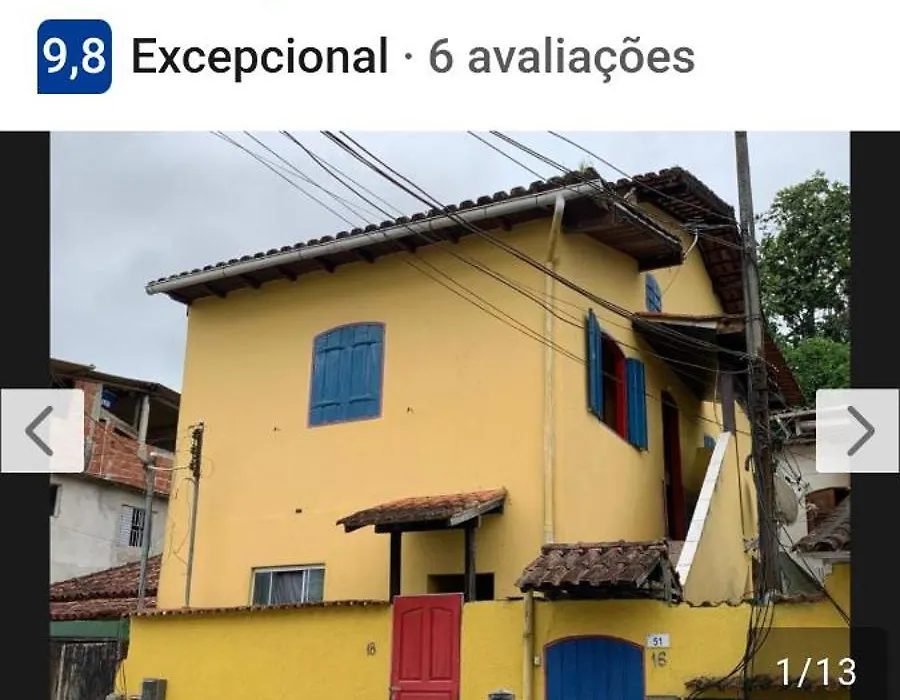 Casa Colorida - Ideal para Grupos e Família - 10 minutos a pé do centro - Churrasqueira-1