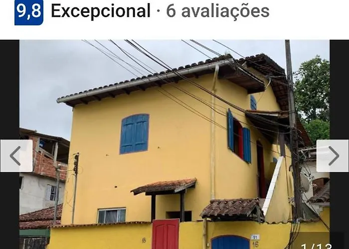 Casa Colorida - Ideal para Grupos e Família - 10 minutos a pé do centro - Churrasqueira Paraty